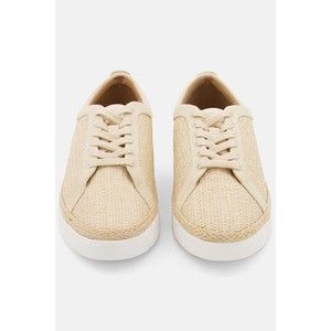 Fitflop: Rally Basket Weave Comfort Sneakers, Tan/ Beige (Size 9)
